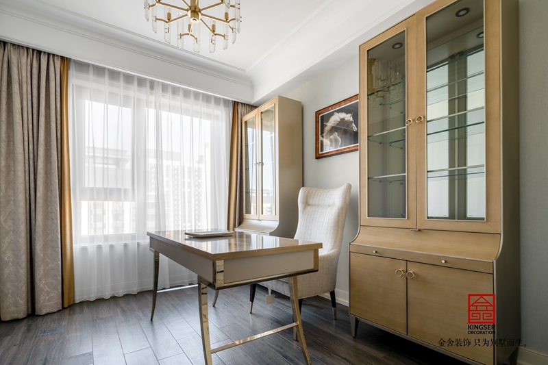 荣盛华府200㎡轻美式风格装修实景图