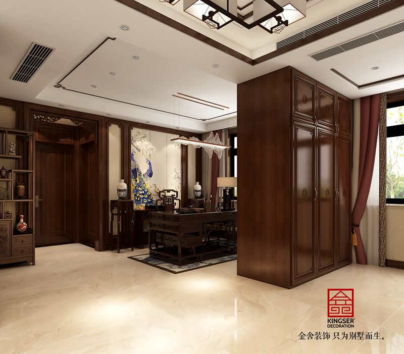 保定玉兰湾中式风格装修效果图