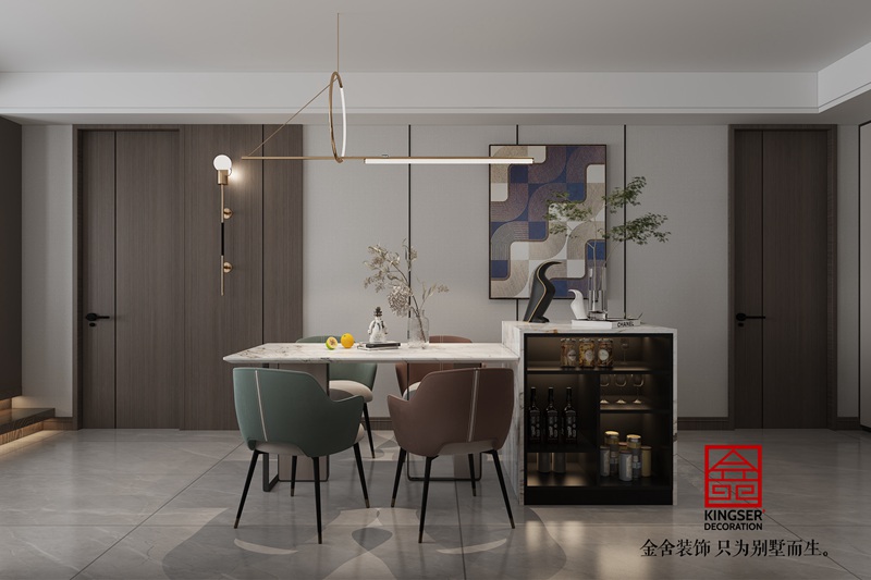 北城国际170㎡现代风格装修设计