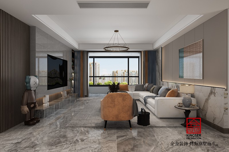 维多利亚212平现代风格装修效果图