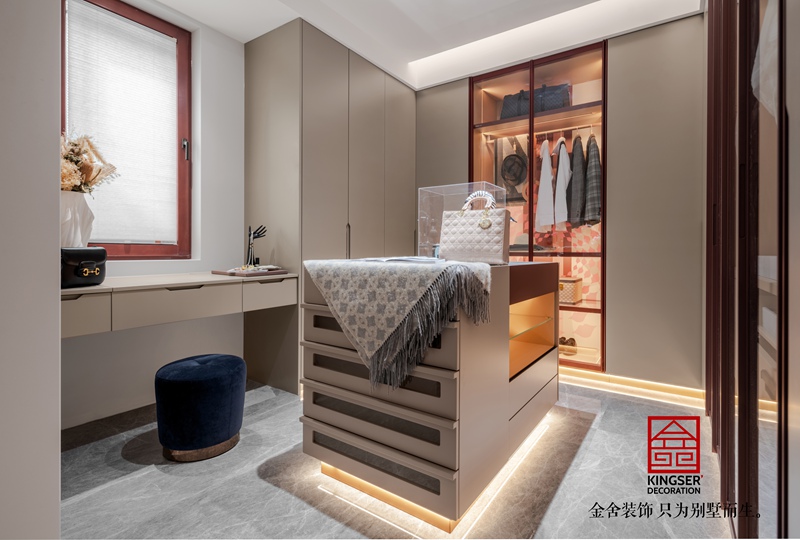 御河上院210㎡新中式风格装修实景