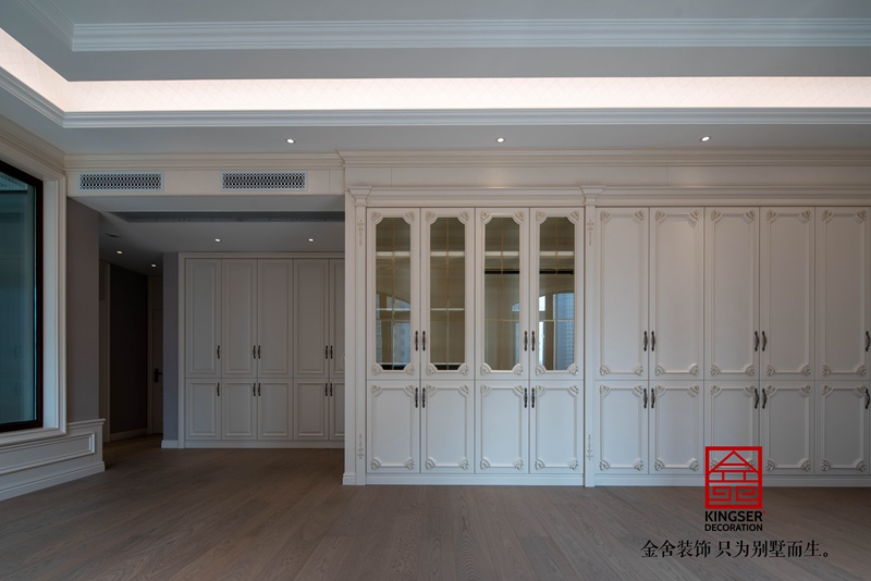 玫瑰湾300平别墅装修主材安装完工现场