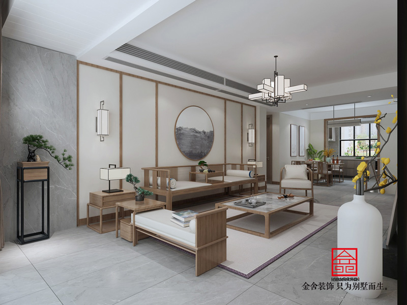 别墅中式豪宅装修效果图