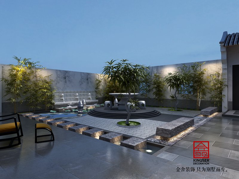 别墅庭院装修效果图