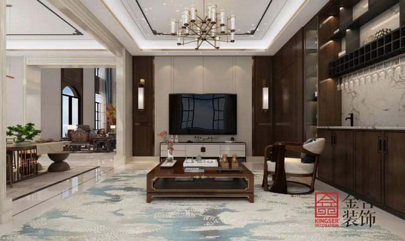 中式别墅装修设计效果图