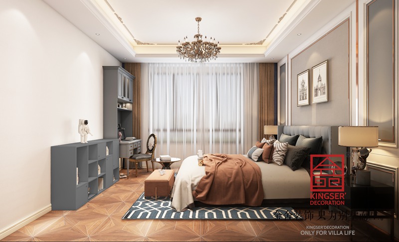 安平天阅东方300㎡欧式风格装修效果图