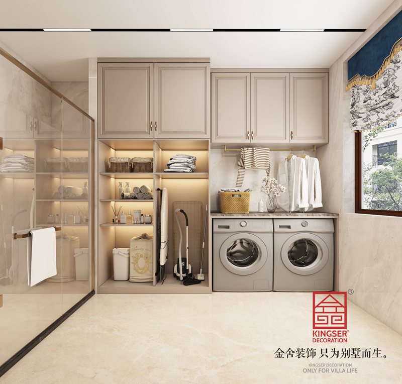 安平天阅东方300㎡欧式风格装修效果图