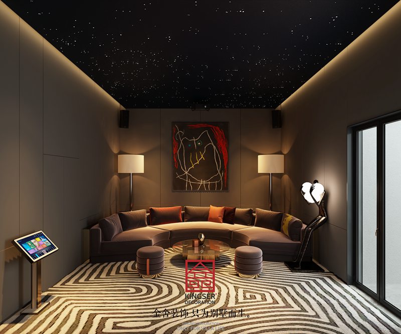 荣盛御府440平米现代风格别墅装修设计