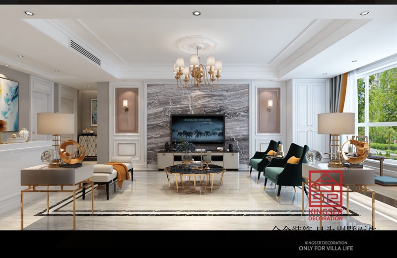 维多利亚142现代轻奢风格装修效果图