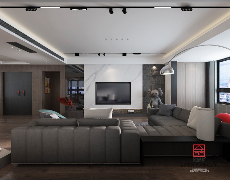 荣盛华府190㎡台式简约风格装修设计