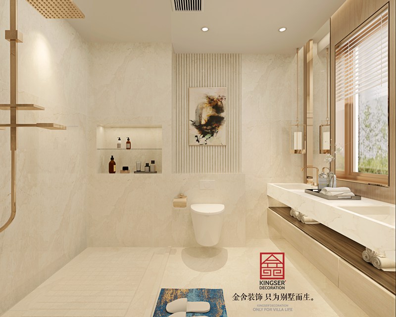 春江花月320㎡新中式风格别墅装修效果图