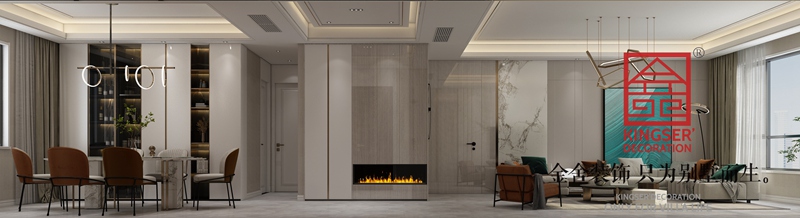 国赫天著183㎡现代风格装修效果图