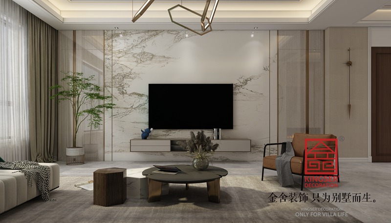 国赫天著183㎡现代风格装修效果图