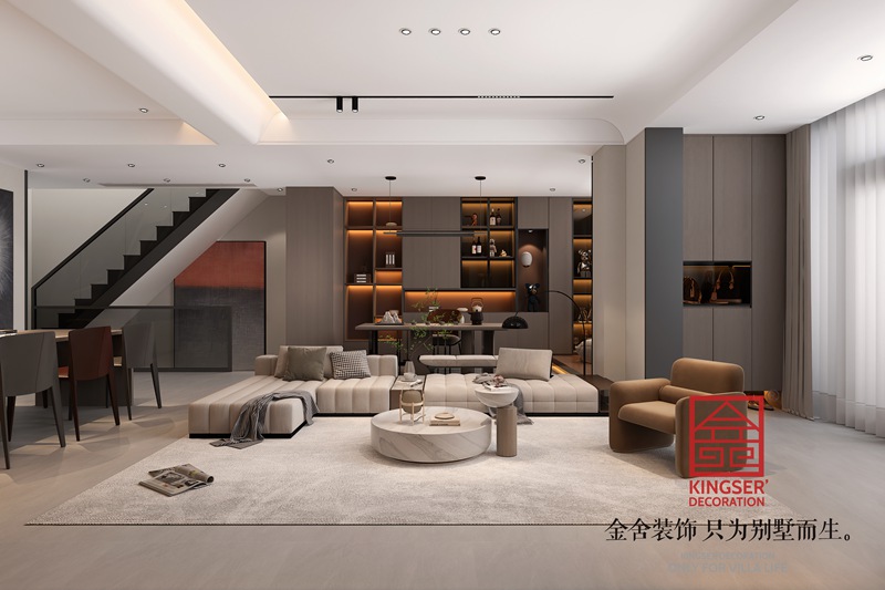 石家庄秀水名邸跃层装修效果图