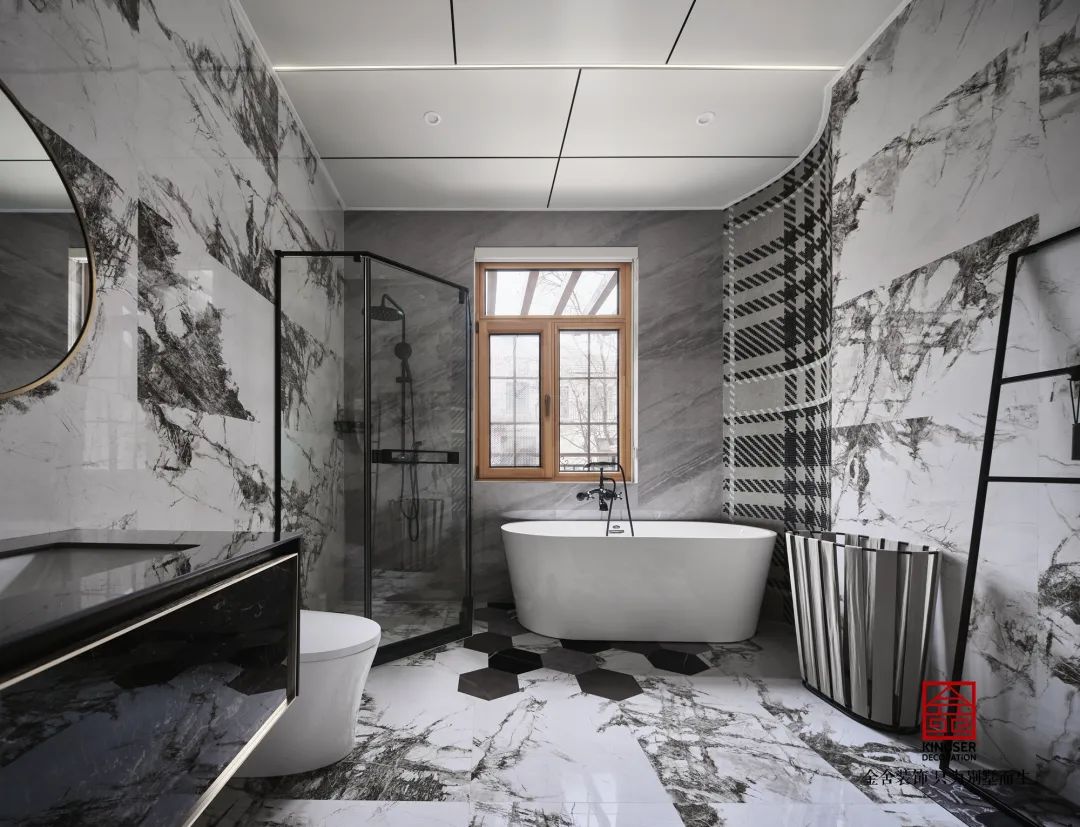 原河名墅500㎡法式风格装修实景图