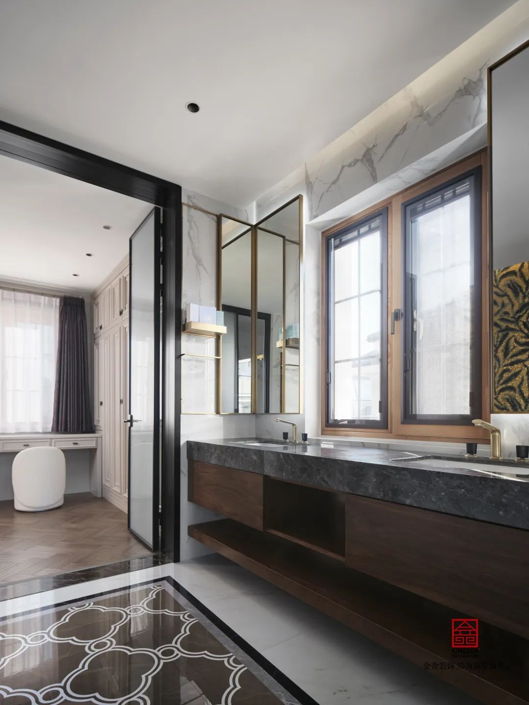 原河名墅500㎡法式风格装修实景图