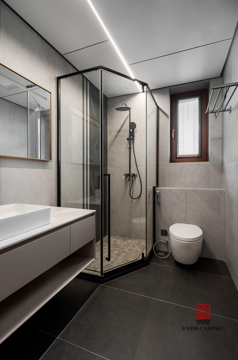 中冶德贤华府170㎡现代轻奢装修实景图