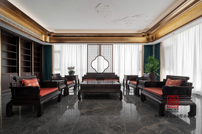 衡水嘉和国际售楼部二楼中式会所实景图