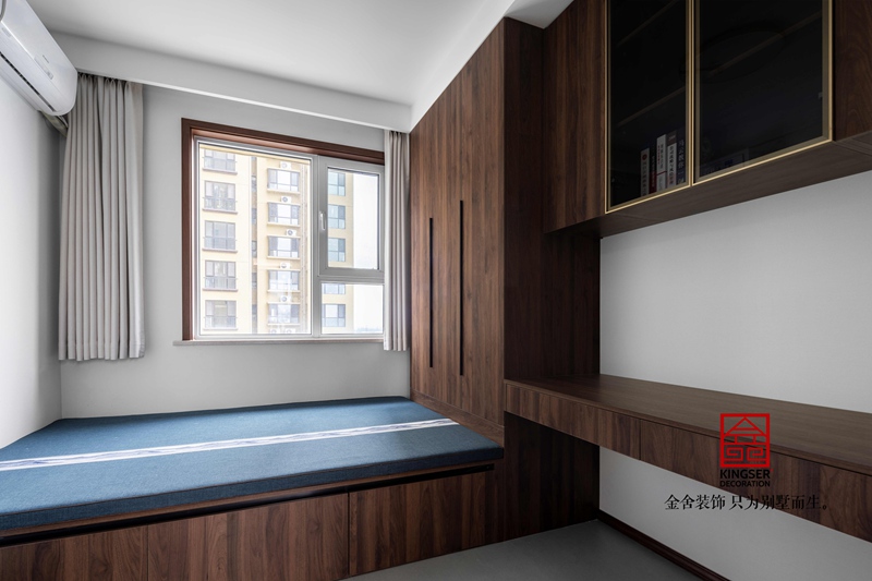 雨荷水岸110㎡新中式装修实景图