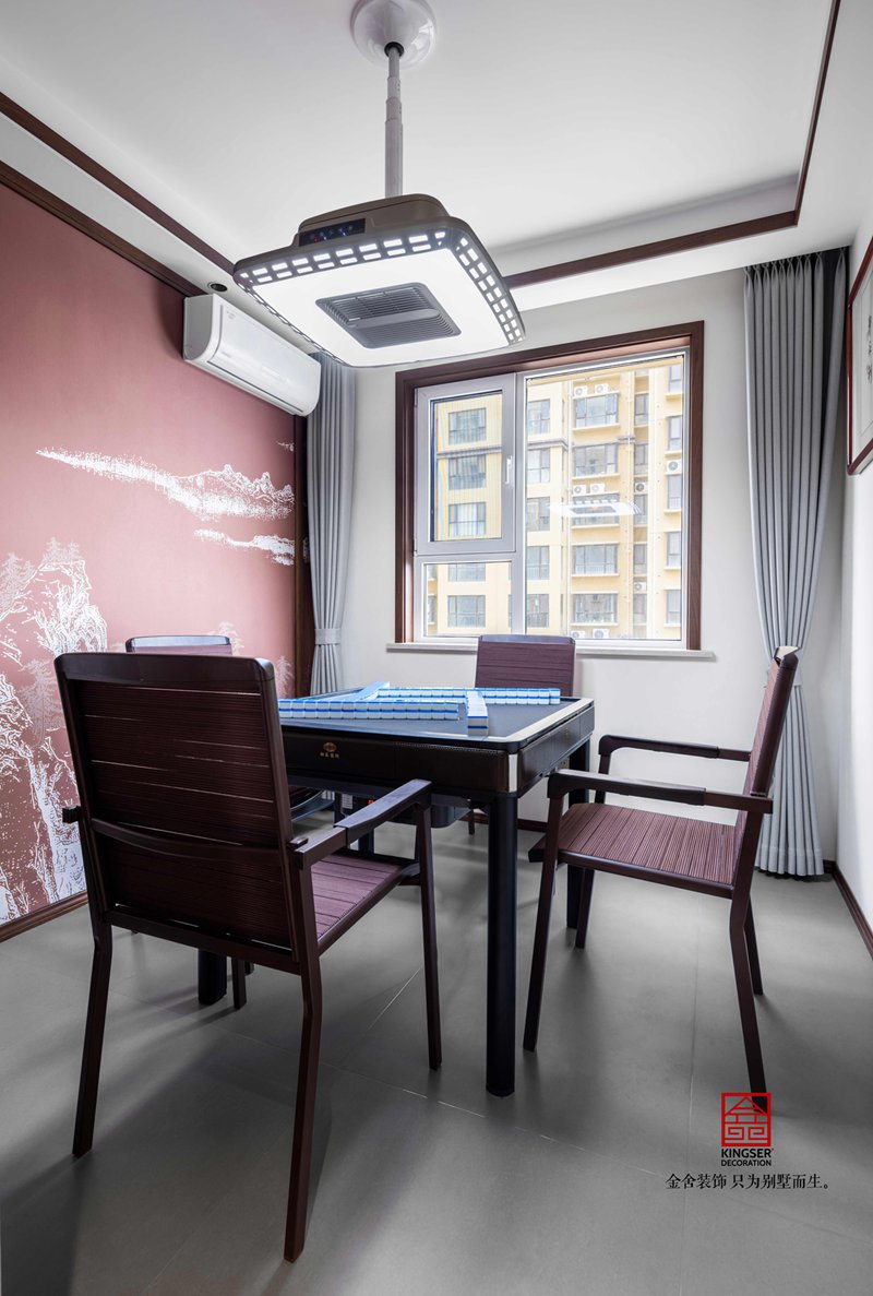 雨荷水岸110㎡新中式装修实景图