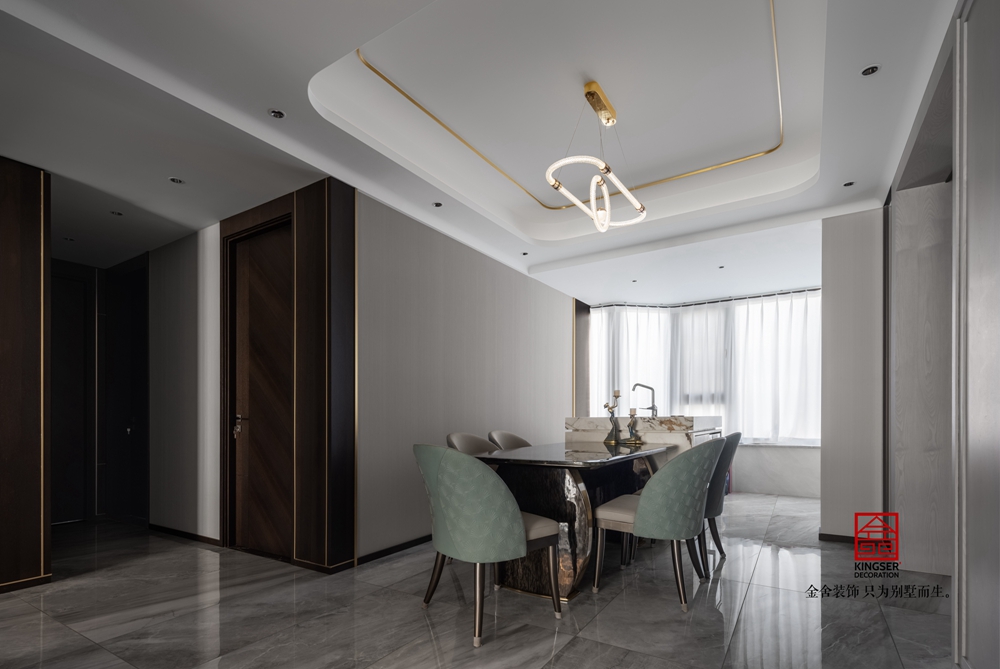 荣盛华府205㎡现代轻奢-餐厅