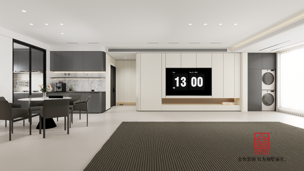 云和赋162平米现代简约装修-客厅