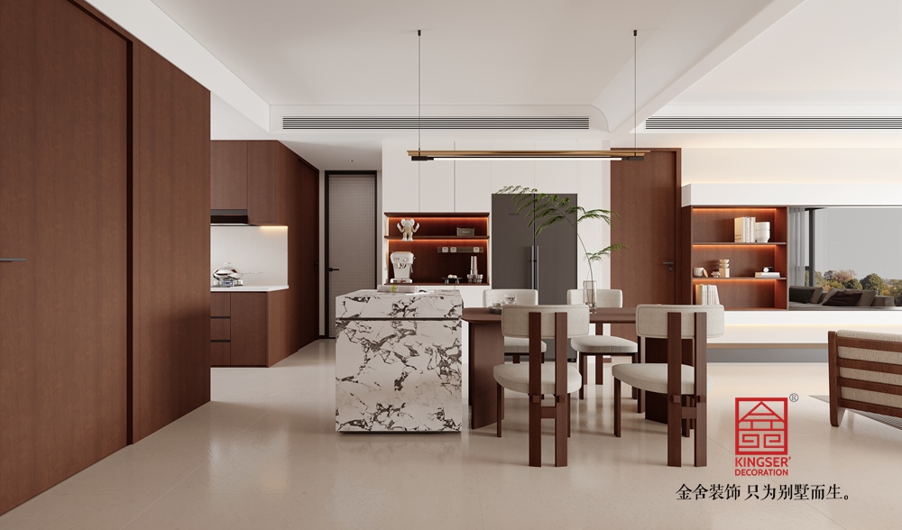 国和天禧159平米现代简约-餐厅