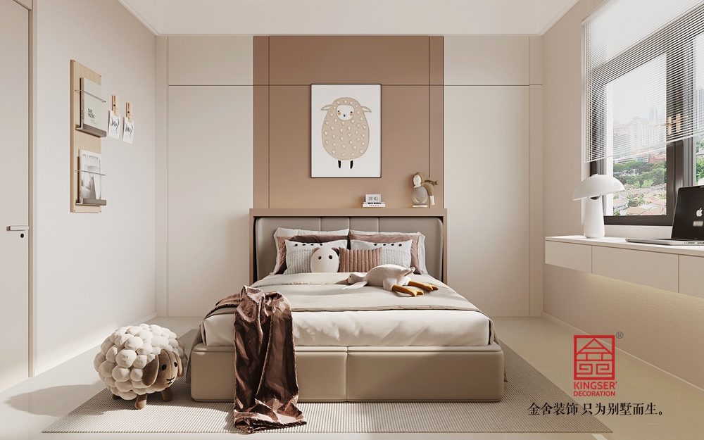 瑞凝府185平米意式风格装修-卧室